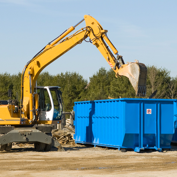 can i choose the location where the residential dumpster will be placed in Hamlin Kansas